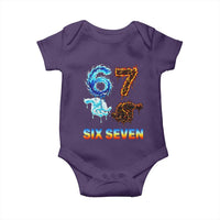 Water Fire Element Six Seven Baby Onesie Trendy Meme Gift