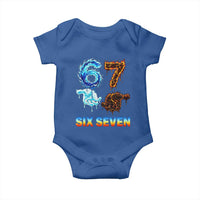 Water Fire Element Six Seven Baby Onesie Trendy Meme Gift