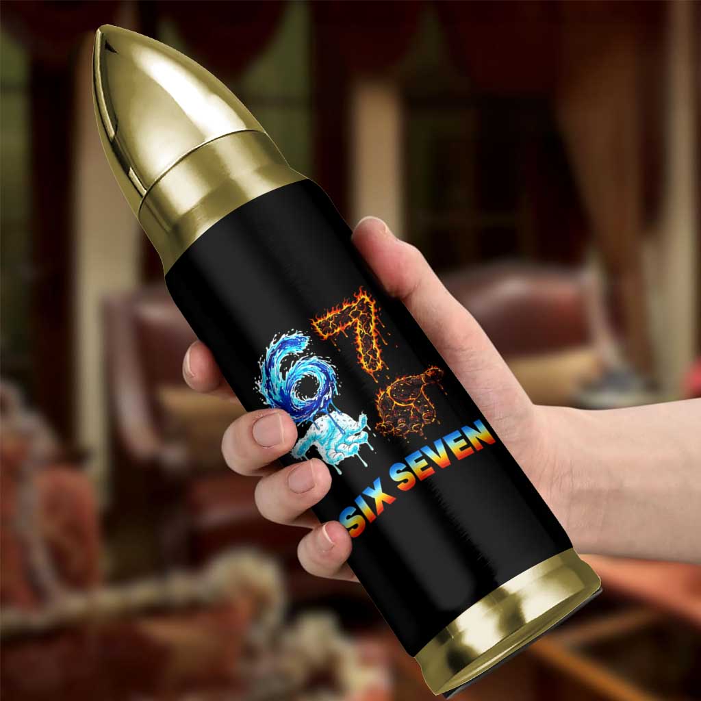 Water Fire Element Six Seven Bullet Tumbler Trendy Meme Gift