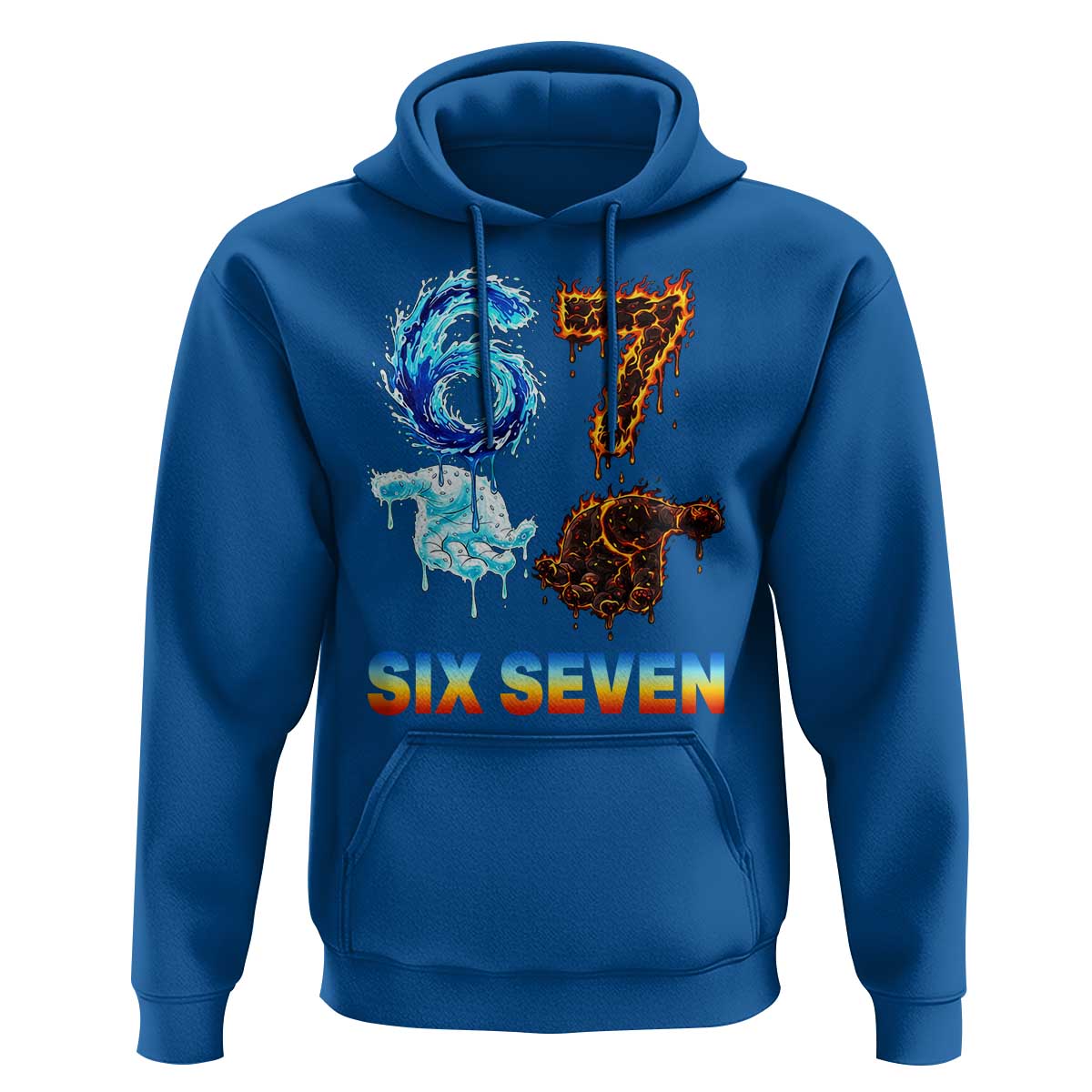 Water Fire Element Six Seven Hoodie Trendy Meme Gift