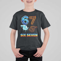 Water Fire Element Six Seven T Shirt For Kid Trendy Meme Gift