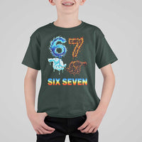 Water Fire Element Six Seven T Shirt For Kid Trendy Meme Gift