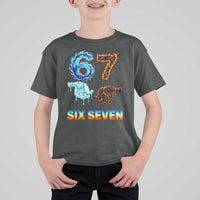 Water Fire Element Six Seven T Shirt For Kid Trendy Meme Gift