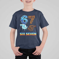 Water Fire Element Six Seven T Shirt For Kid Trendy Meme Gift