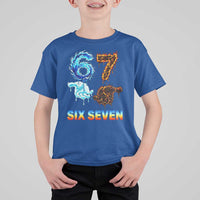 Water Fire Element Six Seven T Shirt For Kid Trendy Meme Gift