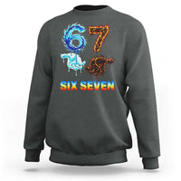 Water Fire Element Six Seven Sweatshirt Trendy Meme Gift