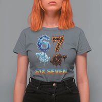 Water Fire Element Six Seven T Shirt For Women Trendy Meme Gift