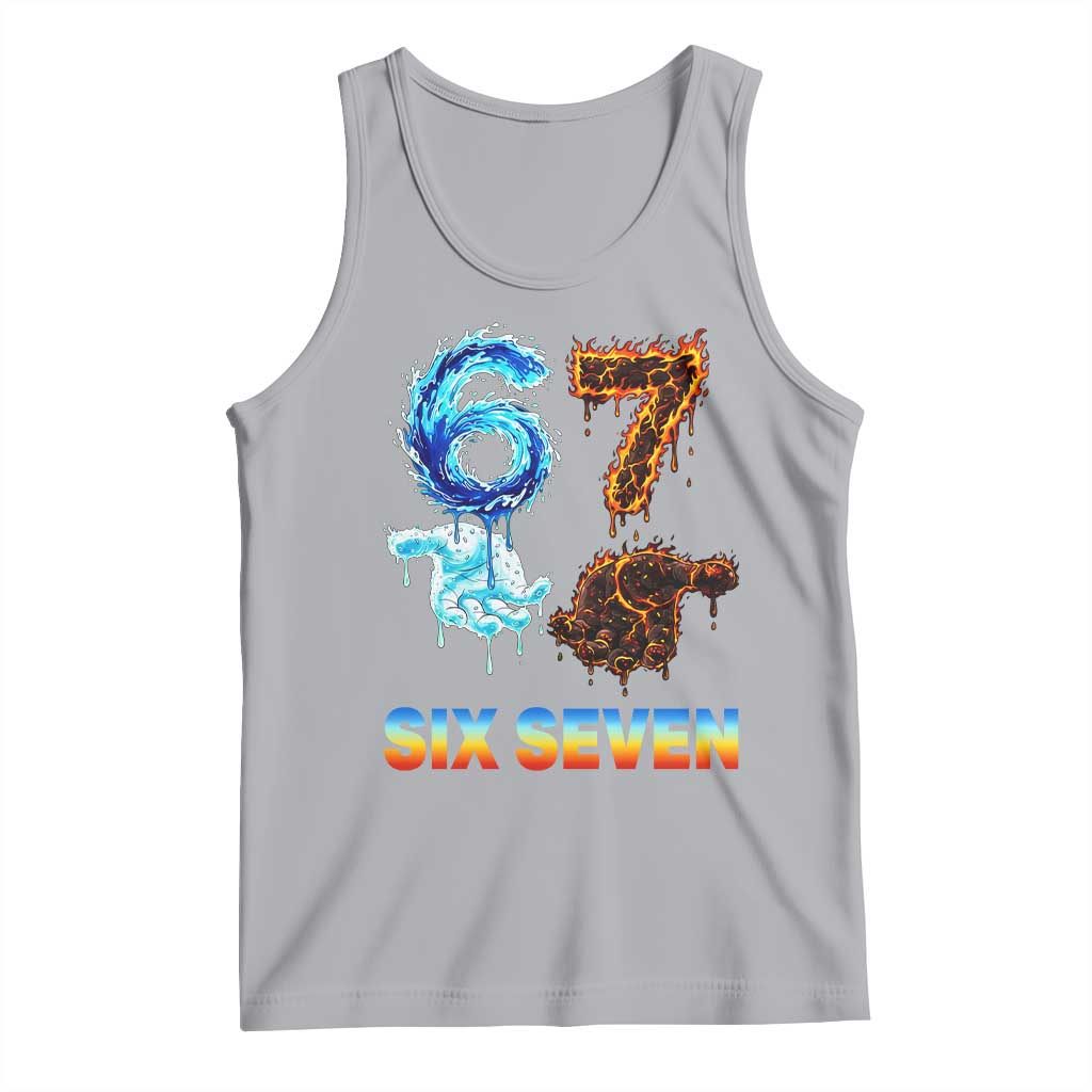 Water Fire Element Six Seven Tank Top Trendy Meme Gift