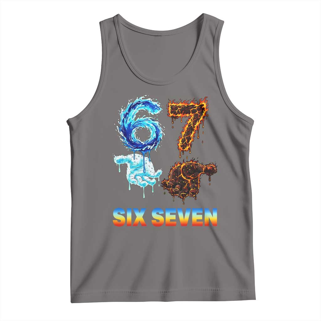 Water Fire Element Six Seven Tank Top Trendy Meme Gift