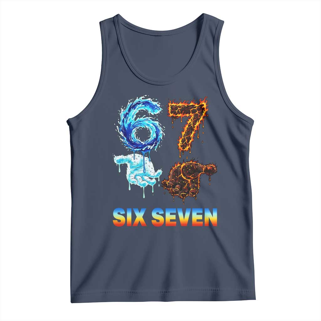 Water Fire Element Six Seven Tank Top Trendy Meme Gift