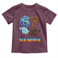 Water Fire Element Six Seven Toddler T Shirt Trendy Meme Gift