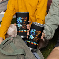 Water Fire Element Six Seven Tumbler Cup Trendy Meme Gift