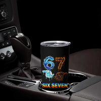 Water Fire Element Six Seven Tumbler Cup Trendy Meme Gift