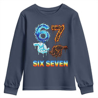 Water Fire Element Six Seven Youth Sweatshirt Trendy Meme Gift
