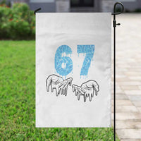 Ocean Water Wave Effect Printed Garden Flag Six Seven Meme