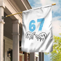 Ocean Water Wave Effect Printed Garden Flag Six Seven Meme