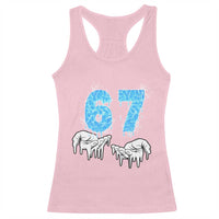 Ocean Water Wave Effect Printed Racerback Tank Top Six Seven Meme