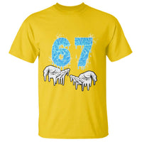 Ocean Water Wave Effect Printed T Shirt Six Seven Meme