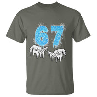 Ocean Water Wave Effect Printed T Shirt Six Seven Meme