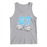 Ocean Water Wave Effect Printed Tank Top Six Seven Meme