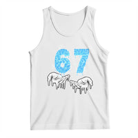 Ocean Water Wave Effect Printed Tank Top Six Seven Meme