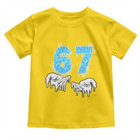 Ocean Water Wave Effect Printed Toddler T Shirt Six Seven Meme