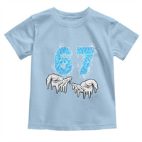 Ocean Water Wave Effect Printed Toddler T Shirt Six Seven Meme