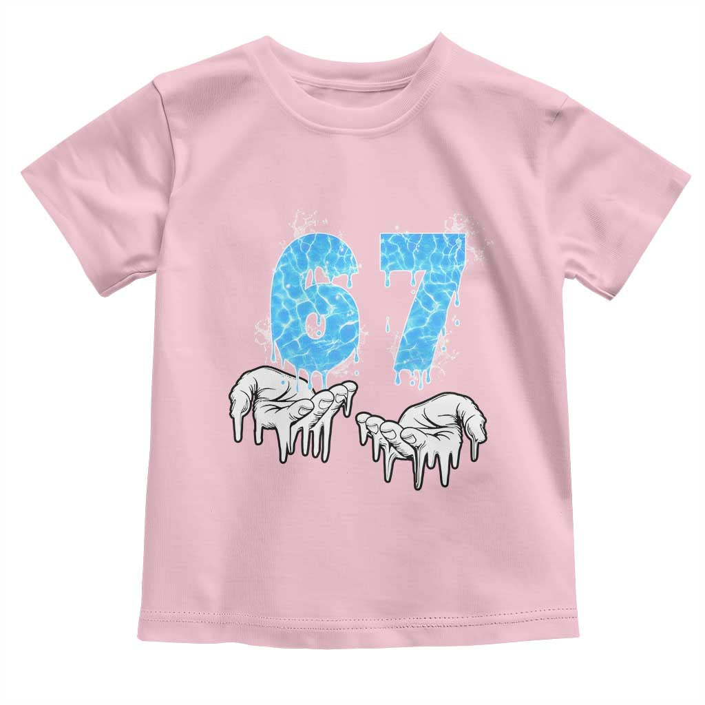 Ocean Water Wave Effect Printed Toddler T Shirt Six Seven Meme