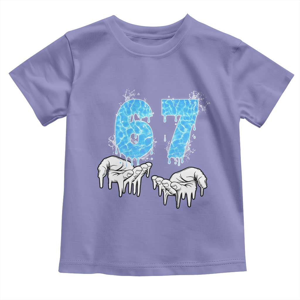 Ocean Water Wave Effect Printed Toddler T Shirt Six Seven Meme