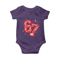 Glitch Swirl Effect Printed Six Seven Meme Baby Onesie Valentines Day Gift