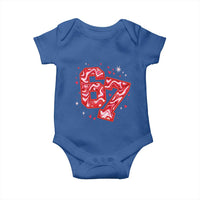 Glitch Swirl Effect Printed Six Seven Meme Baby Onesie Valentines Day Gift