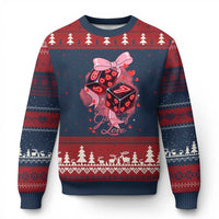 Funny The Game Of Love Six Seven Dice Meme Ugly Christmas Sweater
