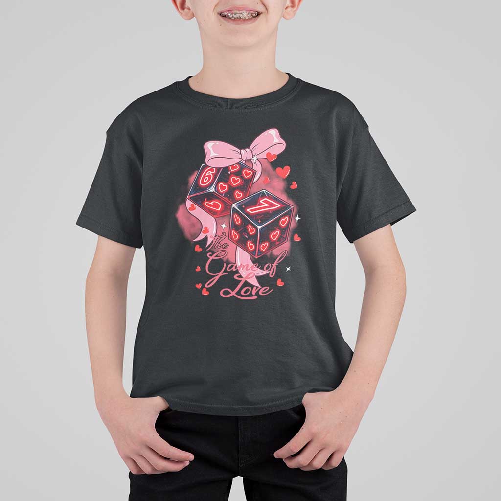 Funny The Game Of Love Six Seven Dice Meme T Shirt For Kid