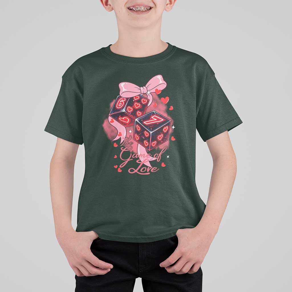 Funny The Game Of Love Six Seven Dice Meme T Shirt For Kid