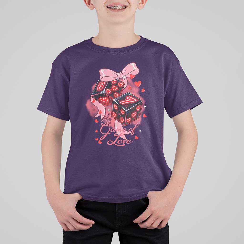 Funny The Game Of Love Six Seven Dice Meme T Shirt For Kid