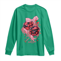 Funny The Game Of Love Six Seven Dice Meme Long Sleeve Shirt