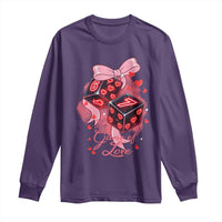 Funny The Game Of Love Six Seven Dice Meme Long Sleeve Shirt
