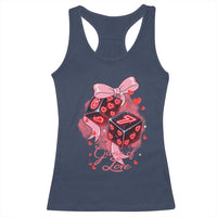 Funny The Game Of Love Six Seven Dice Meme Racerback Tank Top