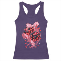 Funny The Game Of Love Six Seven Dice Meme Racerback Tank Top