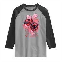 Funny The Game Of Love Six Seven Dice Meme Raglan Shirt