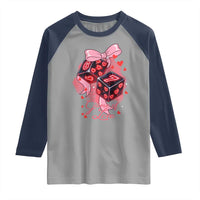 Funny The Game Of Love Six Seven Dice Meme Raglan Shirt