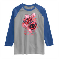 Funny The Game Of Love Six Seven Dice Meme Raglan Shirt