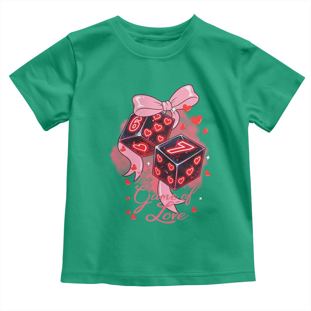 Funny The Game Of Love Six Seven Dice Meme Toddler T Shirt