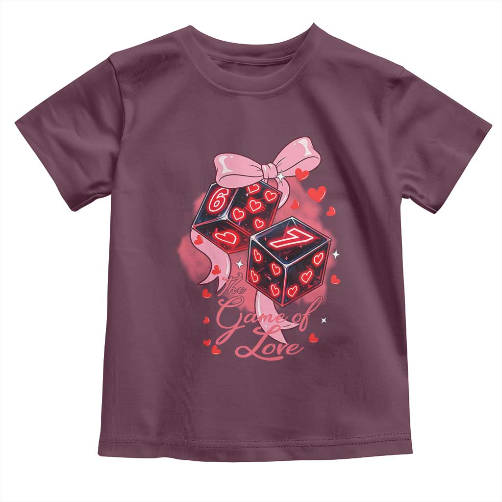 Funny The Game Of Love Six Seven Dice Meme Toddler T Shirt
