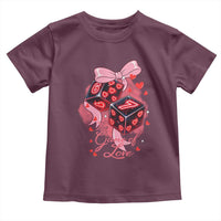 Funny The Game Of Love Six Seven Dice Meme Toddler T Shirt