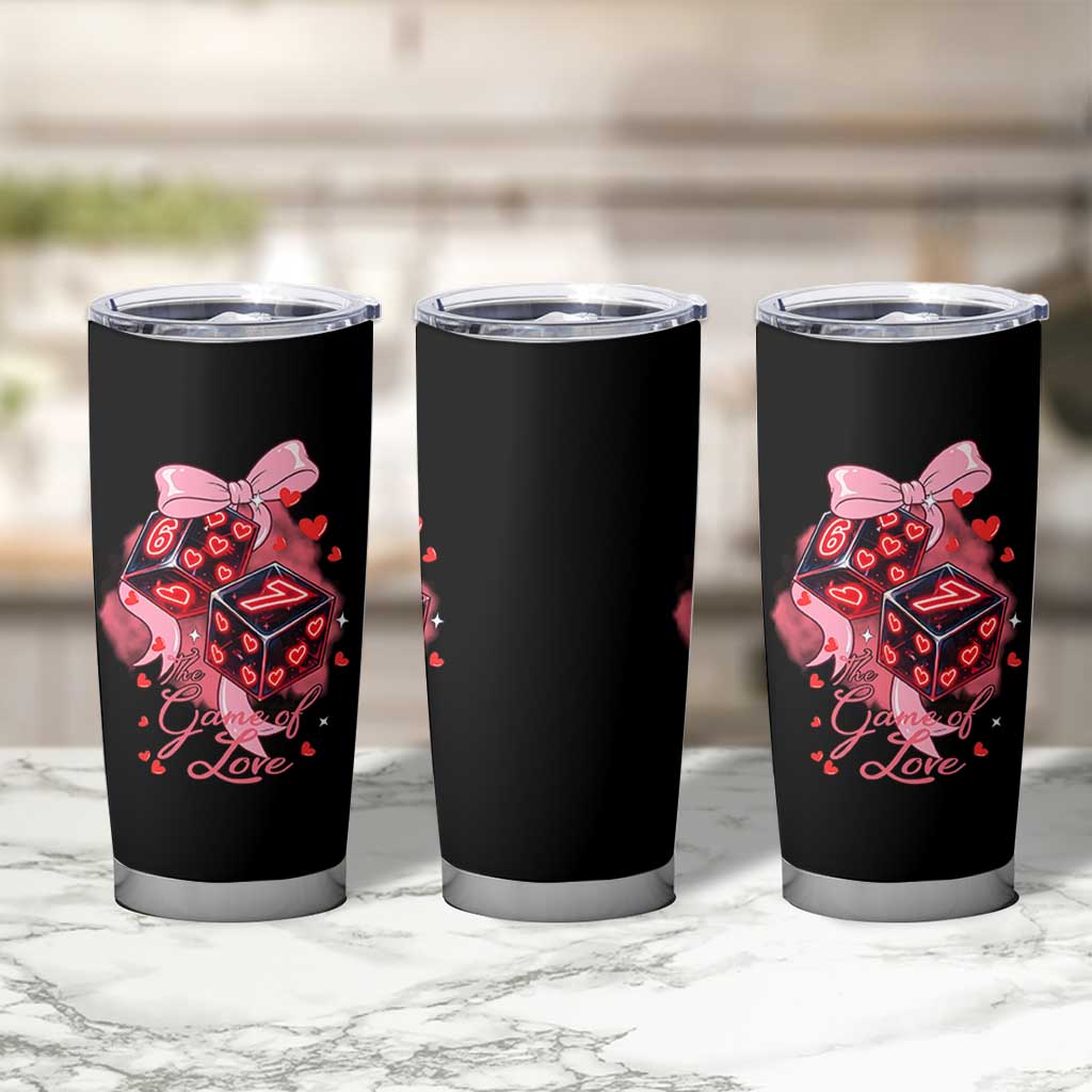 Funny The Game Of Love Six Seven Dice Meme Tumbler Cup