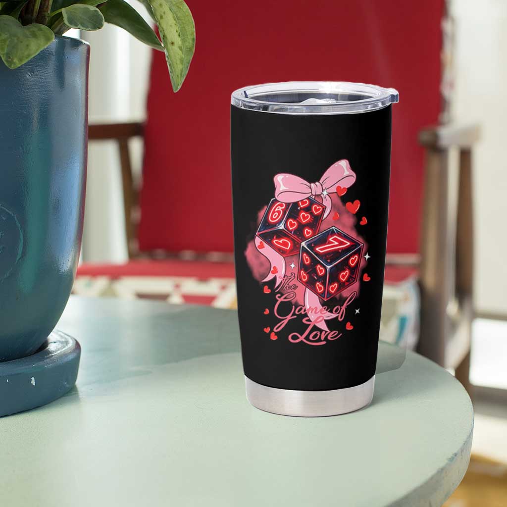 Funny The Game Of Love Six Seven Dice Meme Tumbler Cup