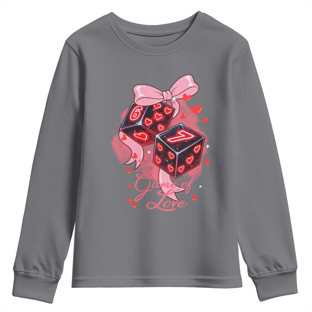 Funny The Game Of Love Six Seven Dice Meme Youth Sweatshirt