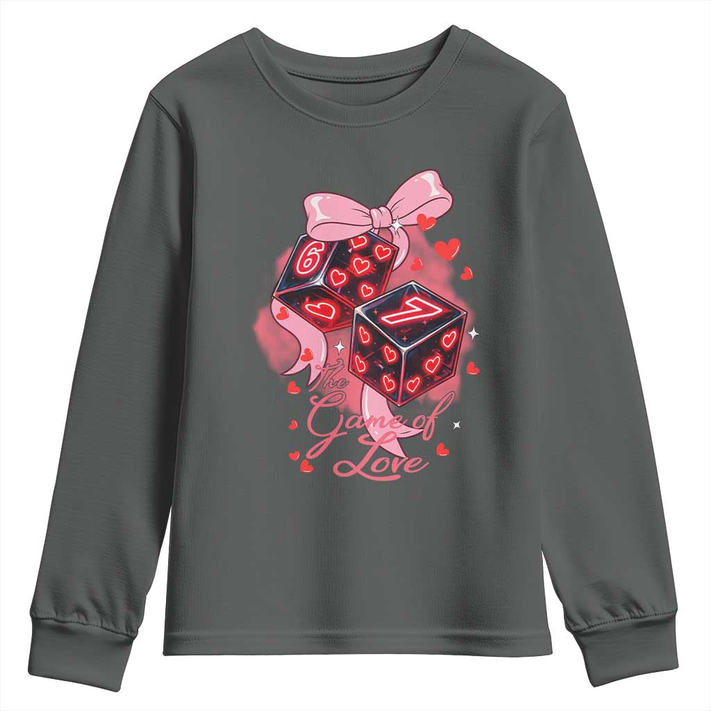 Funny The Game Of Love Six Seven Dice Meme Youth Sweatshirt