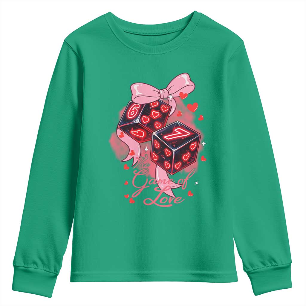 Funny The Game Of Love Six Seven Dice Meme Youth Sweatshirt